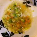 もか75's cooksnap of when they made 離乳食*中期『ブロッコリーと麩のだし煮』.