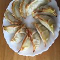すんすん00's cooksnap of when they made 餃子の皮でスイートポテト♡パイ風.