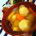 らくさくら's cooksnap of when they made じぇじぇ！ちょ～うめ～！まめぶ汁✩.
