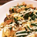 milletury's cooksnap of when they made ニラもやしのお好み焼き風♪.