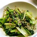 男子の母's cooksnap of when they made 10分で完成♪小松菜&ジャコ炒め.
