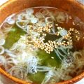 くぅぽん☆'s cooksnap of when they made 中華屋さんのチャーハンに合うスープ.