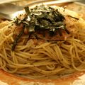 namihgo's cooksnap of when they made 簡単10分♪梅しそ納豆パスタ.