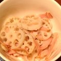 ゆーこ83's cooksnap of when they made 粉チ～＆クレソルの洋風きんぴられんこん☆.