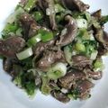 yohcchii's cooksnap of when they made 簡単！美味しい 砂肝のオリーブオイル炒め.