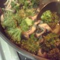 dantemustdie's cooksnap of when they made 簡単ブロッコリーとしめじのバタぽん炒め.