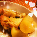 ゆなれなっち's cooksnap of when they made 簡単☆手羽元と大根の照煮.