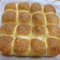 あらいけ。's cooksnap of when they made マーガリンで塩バターパン風ちぎりパン.