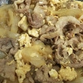 ピクルス０１２１'s cooksnap of when they made 節約☆玉ねぎと豚のたまご煮炒め.