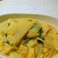 yomechann's cooksnap of when they made 家計に優しい白菜とじゃかいものミルク煮♪.