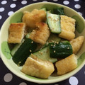 ハツオ's cooksnap of when they made きゅうりと油揚げのあっさり和え.