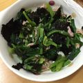 chie1212's cooksnap of when they made ほうれん草とツナの三杯酢あえ.