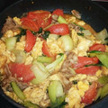 まるぴこ's cooksnap of when they made トマトと卵フワフワ炒め♪.