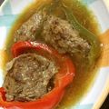 てすとむ's cooksnap of when they made ピーマンの肉詰め和風あんかけ♪.