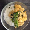 CharlotteH's cooksnap of when they made ささみ蓮根のピリ辛豆板醤.