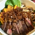 うっち～H's cooksnap of when they made 野菜たっぷり♪ステーキ丼.