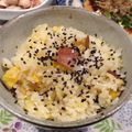 miwayon's cooksnap of when they made バター味のさつまいもご飯.