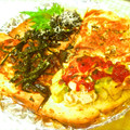 chocccco's cooksnap of when they made アボカドと蒸し鶏のピザ.
