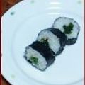 ごにょ's cooksnap of when they made 菜の花漬けの海苔巻き ♪.
