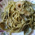みい５２１２'s cooksnap of when they made ＊バジルたっぷりジェノベーゼパスタ＊.