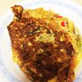 nharuse's cooksnap of when they made ふわとろーっ♪納豆チーズオムレツ.