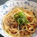 Chackie13's cooksnap of when they made ＊簡単ランチ＊和えるだけno納豆パスタ＊.