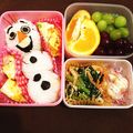 とろけい's cooksnap of when they made オラフ♡弁当.
