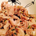 ひらつん家's cooksnap of when they made 彩り野菜と鶏肉のネギソースがけ.