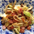siori115's cooksnap of when they made 冷凍うどんで！簡単もっちり焼うどん♪.