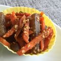 ととまま9's cooksnap of when they made こんにゃくのきんぴら.