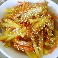 ☆友くんmama☆'s cooksnap of when they made 箸がすすむ♪じゃがいものカレーきんぴら★.