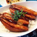 kally105's cooksnap of when they made 簡単☆秋刀魚の蒲焼き丼.