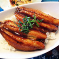kally105's cooksnap of when they made 簡単☆秋刀魚の蒲焼き丼.