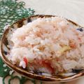 赤い電話's cooksnap of when they made いい香り♪生姜と梅の炊き込みご飯.