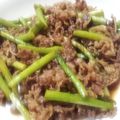 ゆぅみみたん's cooksnap of when they made 牛肉とアスパラガスのしょうが風味煮.