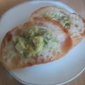 ビブミシュ's cooksnap of when they made スタッフドバゲット☆アボカドハムサラダ☆.