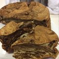 たかけむ's cooksnap of when they made 卵白消費！シフォン風マーブルケーキ。.