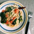 flicka's cooksnap of when they made サラダほうれん草とツナのパスタ.
