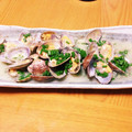 ☆yue☆'s cooksnap of when they made あさりのバター酒蒸し.