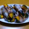 のっぺりーこ's cooksnap of when they made かぼちゃの豚バラ巻き.