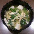 いぬたろー♘'s cooksnap of when they made 簡単 一品 豆腐 小松菜 卵で 和風煮.