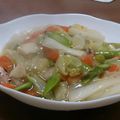 えびカリ's cooksnap of when they made シーフードミックスの中華風野菜あんかけ.