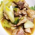 lukuako's cooksnap of when they made 簡単鶏もものブイヨン炒め.