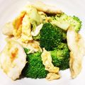 midorimomo's cooksnap of when they made ブロッコリーととりむね肉のオイスター炒め.