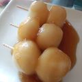 umizora's cooksnap of when they made ♪定番おやつ♪みたらし団子♪.