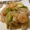 チビクウ's cooksnap of when they made 春のかき揚げ～そら豆・新たま・芝えび～.