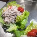 陳・亮's cooksnap of when they made 豚肉冷しゃぶ　柑橘風味　花がつおかけ.
