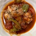 クックZFKRE9☆'s cooksnap of when they made 簡単☆手羽元とピーマンのトマト煮込み.