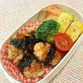 みらんだぶぅ's cooksnap of when they made お弁当に☆のり巻き豚こまの照り焼き.