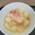 ◆どらしま◆'s cooksnap of when they made 大根とベーコンの白だし煮.